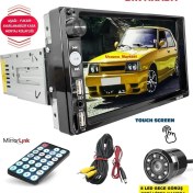 Resim 7 Inç Dokunmatik Double Teyp + 8 LED Gece Görüş Geri Vites Kamera Ikisi Bir Arada 