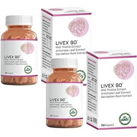 Resim Livex 90 Enginar-Deve Dikeni-Karahindiba 90 Kapsül x 2 Adet 
