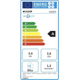 Resim Arçelik 12220 P Mobil Klima 12.000 Btu/h Portatif Klima 