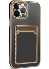 Resim İphone 12 Pro Uyumlu Zore Bark Kartlıklı Kılıf-mavi Mavi 