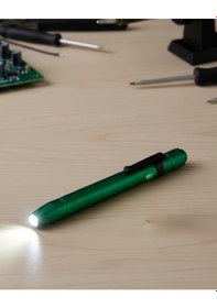 Resim Kompakt Tasarımlı Led Işıklı Kalem Fener Çok Yönlü Kullanım Renkli 