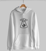 Resim Precious Oversize Unisex Kapüşonlu Sweatshirt 