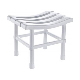 Resim Çelik Ayna Dildörtgen Banyo Taburesi - 26x30 cm 