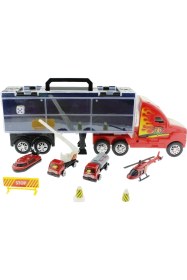 Resim Taşınabilir Die Cast Metal Araçlı Itfaiye Kamyonu 