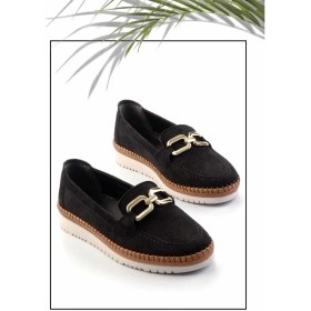 Resim Bambi Siyah Süet Kadın Espadril K01536103202 