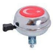 Resim Motul Bisiklet Zil Krom Türk Bayraklı 