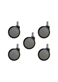 Resim 5 Adet Sessiz Gri Ofis Koltuk Tekerleği 