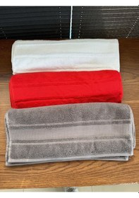 Resim Colourist 6 Lı %100 Pamuklu El Yüz Havlusu 50 90cm Karışık 