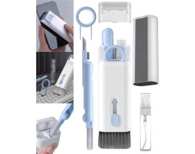 Resim Privo 7 In 1 Çok Fonksiyonlu Airpods Kulaklık Klavye Ekran Telefon Laptop Temizleme Seti Kiti 