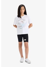 Resim Defacto Kız Çocuk Biker Tayt E5885a825hsbk27 Siyah 