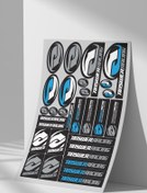 Resim Sticker Market Sticker Seti Düz Yüzeyler İçin A4 Boyutu Çıkartma Etiket Seti 