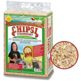 Resim Jrs Chipsi Çilek Aromalı Hamster Guinea Pig Tavşan Talaşı 60 Lt 
