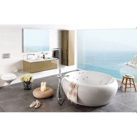 Resim Vitra Istanbul Joystick Yerden Küvet Bataryası Krom A41819 Krom 