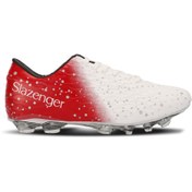 Resim Slazenger Hanıa Krp Erkek Çocuk Futbol Ayakkabı Beyaz / Kırmızı 