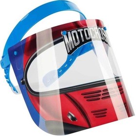 Resim Figürlü Çocuk Siperlik Maske - Motocross 
