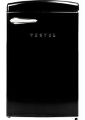 Resim Vestel Retro SB14111 122 L Statik Buzdolabı Siyah 