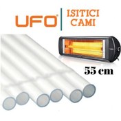 Resim Polat 55 cm Infrared Ufo Isıtıcı Soba Camı 