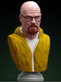 Resim House Of Figure Walter White Bust - 10x9x20cm-dekorasyon--dekoratif Raf Ürünü-hobi-figür 