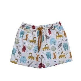 Resim Miela Kids Erkek Çocuk UV Korumalı Mayo Şort - Jungle Ekru - Ekru / 5-6 Yaş 