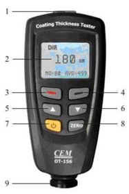 Resim Cem Dt-156 Kaplama Kalınlığı Ölçer(boya Kalınlığı Ölçer) 