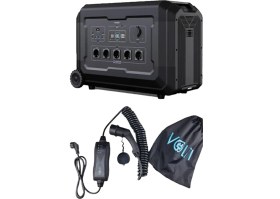 Resim Storcell Elektrikli Araç Paket(2), 5 KW=5000 W Sessiz Hibrit Jeneratör,taşınabilir Güç KAYNAĞI,5040WH Lifepo4 