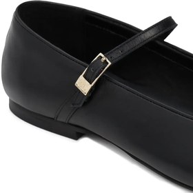 Resim Tommy Hilfiger SMOOTH LEATHER MARYJ Kadın Siyah Babet 
