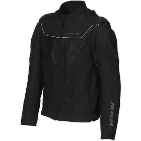 Resim Venom Motosiklet Montu Raptor Hörgüçlü Full Korumalı 4 Mevsim Motorcu Mont Siyah 