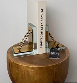 Resim Kristal Merdiven Kitap Tutucu 