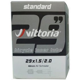 Resim Vittoria Standart 29X1.50/2.0 Iğne Sibop Iç Lastik 48 Mm Siyah 