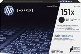 Resim HP 151X Black Siyah 9.700 Sayfa Kapasiteli Yazıcı Toneri W1510X 