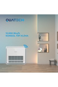 Resim QUATECH 12.000 Btu/h A++ Enerji Sınıfı R32 Konsol Tipi Inverter Klima 