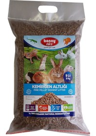 Resim Bonny Nice Organik Çam Pelet Kemirgen Altlığı 5 Kg 9 L 