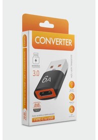 Resim Lebron Cnr30 Type-c Dişiden Usb 3.0 Erkeğe Dönüştürücü Adaptör - 6a Hızlı Veri Transferi 