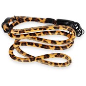 Resim LaCend JI Leopar Desenli Boyun Askısı - Turuncu-(5796) - LC8983-9134 
