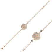 Resim Gümüş Rose Papatya Bayan Bileklik 