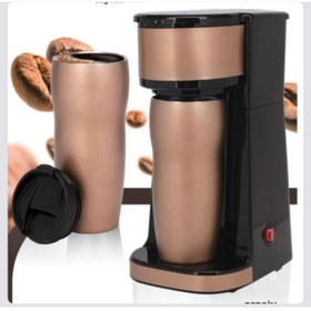 Resim Home 045 Gold Çikarılabilir Filtreli Çelik Sızdırmaz Termoslu Filtre Kahve Makinesi 