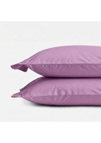 Resim Prime Sleeks %100 Pamuk Yastık Kılıfı 2 Adet - Lila - 50x70cm Lila 