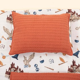 Resim Alt Açma Matı ve Yastık - Çift Taraflı - Kiremit Örgü - Harry 