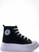 Resim 903 Çocuk Keten Bilekli Sneaker Siyah 