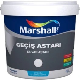 Resim Marshall Geçiş Astarı 2.5 lt Su Bazlı Duvar Astarı Yüksek Kapatıcılık ve Kolay Uygulama 