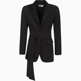 Resim Classic Blazer With Belt Klasik Blazer Kadın Ceket - Beyaz / XS 