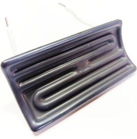 Resim Sern Infrared Seramik Isıtıcı Rezistans Konkav 122X60MM 500W 230V Siyah Renk Hsc Model 