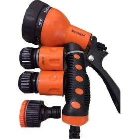 Resim Go İthalat Sulama Tabancası - 4lü Sulama Sistemi 7 Fonkiyonlu (4604) 