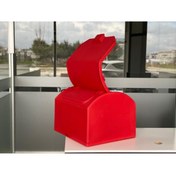 Resim Genel Markalar Motorsiklet Pizza Çantası Kırmızı Taşıma Çantası Plastik 140 Litre 