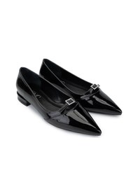 Resim Tamer Tanca Kadın Vegan Siyah Rugan Topuklu Ayakkabı 1073 20 Bn Ayk Sk24-25 Sıyah Rgn Siyah Rugan 