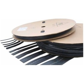 Resim 8 Mm Woer Isı Ile Daralan Siyah Makaron (100 Metre Rulo) 