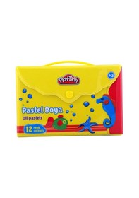 Resim Play-Doh Pa005 Pastel Boya Çantalı 12 Renk 