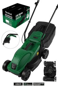 Resim 1200W 30L Toplama Torbalı Elektrikli Çim Biçme Makinesi 
