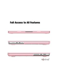 Resim Novstrap Apple Uyumlu MacBook Pro 16 İnç M3 A2991 İle Parlak Kılıf + Siyah Klavye Kılıfı + Film 