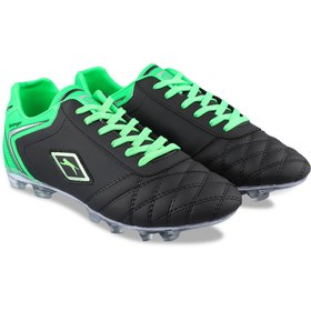 Resim Slazenger HUGO KR Erkek Çocuk Halı Saha Siyah / Yeşil Futbol Ayakkabısı 